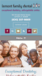 Mobile Screenshot of lemontfamilydental.com